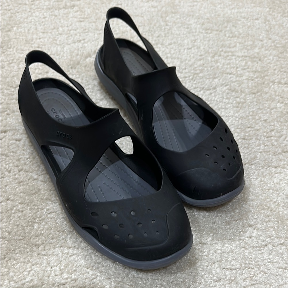 CROCS Black Comfortable Clogs